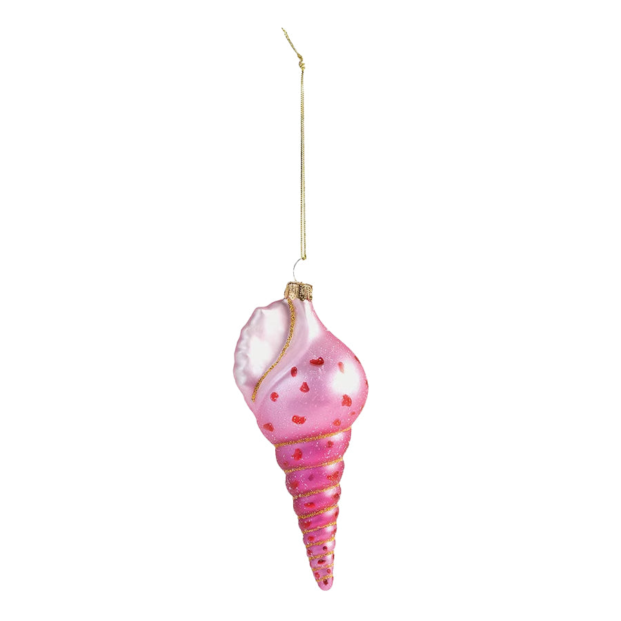 Shell Ornament in Pink