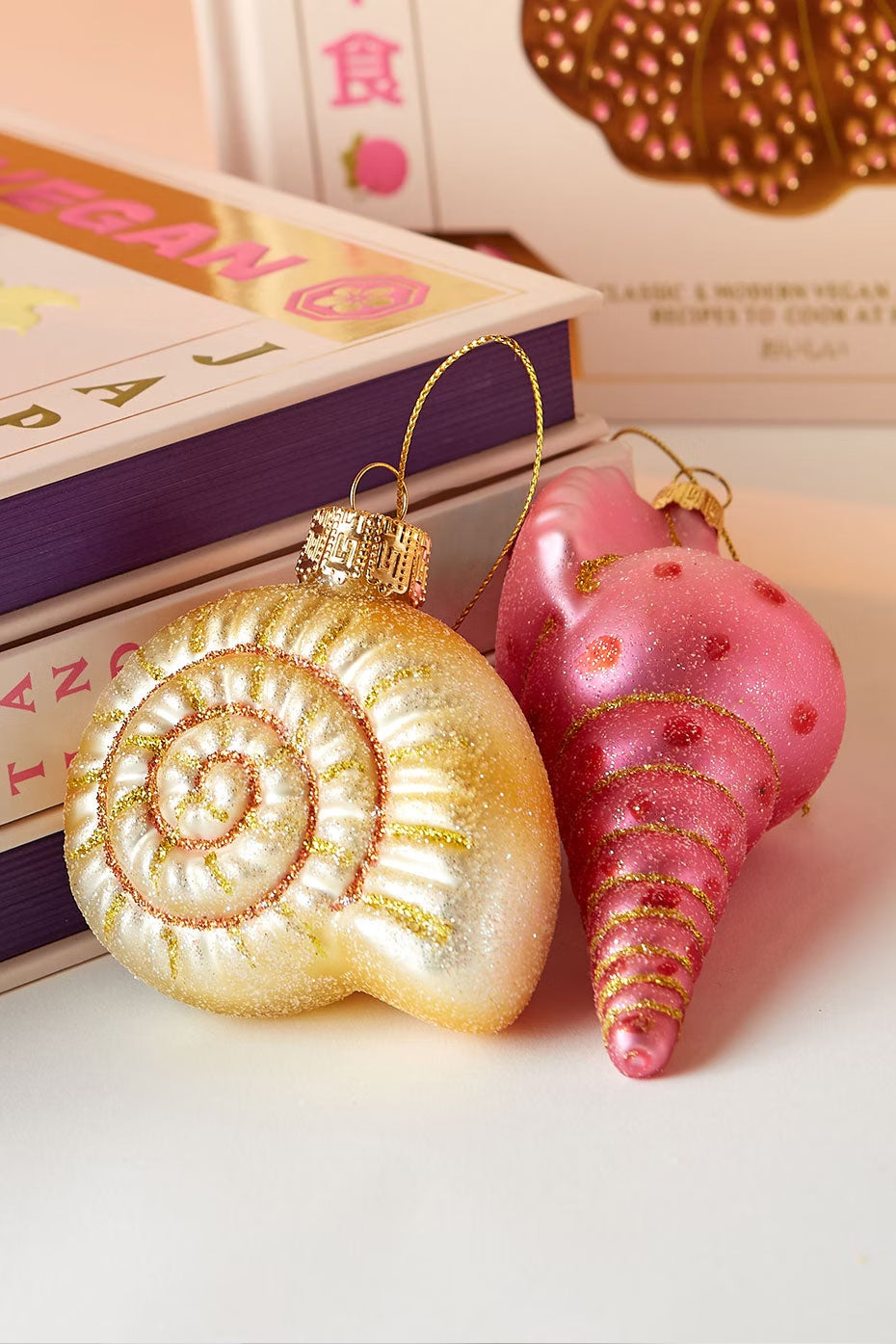 Shell Ornament in Pink