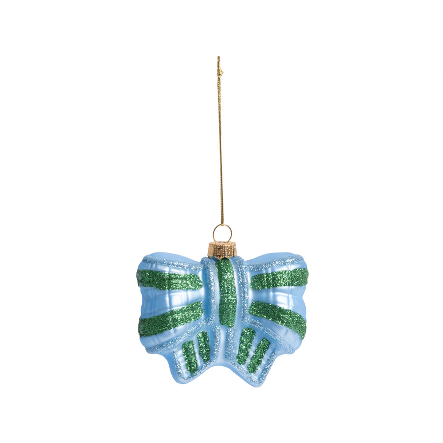 Ribbon Ornament in Blue