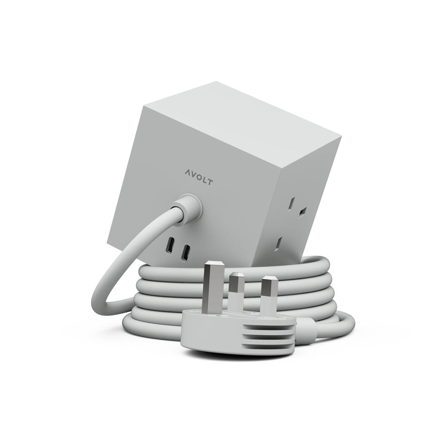 Square Power Extension 1 Gotland Grey – ALKEMI store