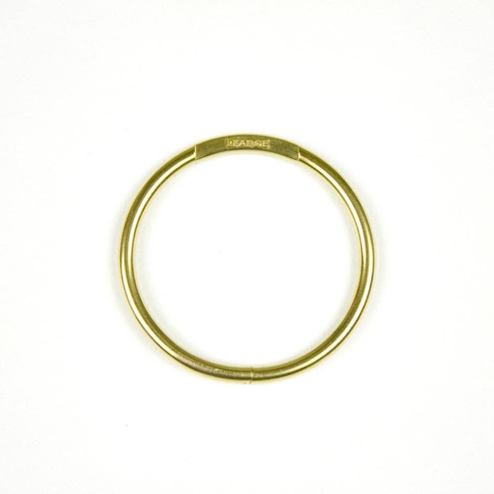 Round Keyring in Gold Colour – ALKEMI store