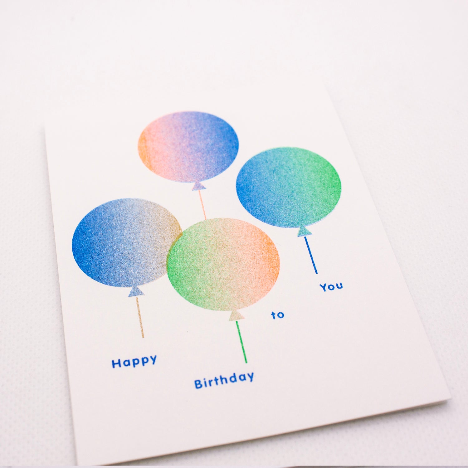 Balloons Birthday Card