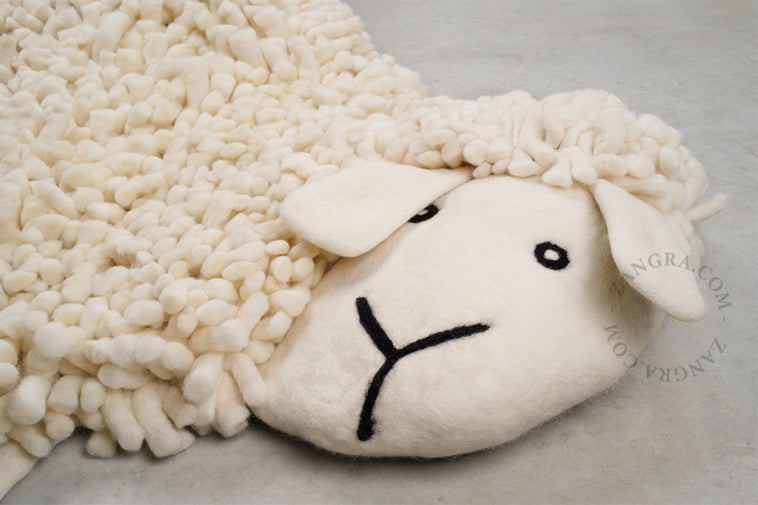Felt Rug Sheep