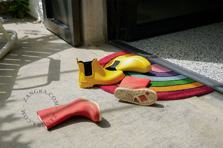 Rainbow Coir Doormat