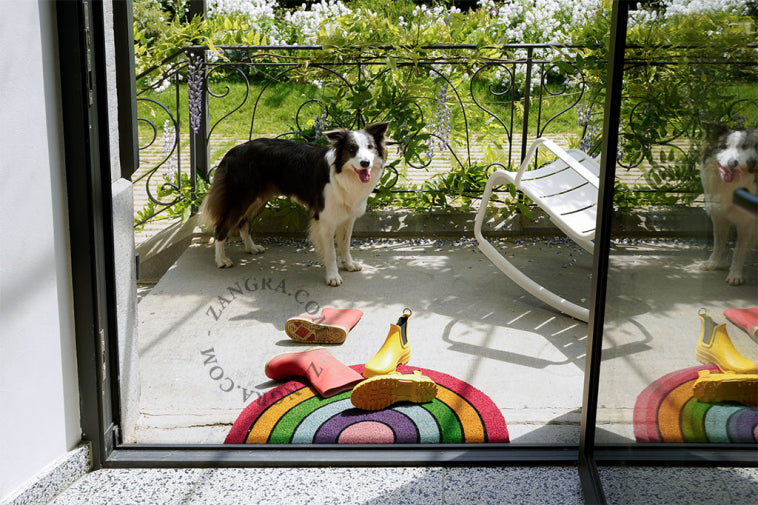 Rainbow Coir Doormat