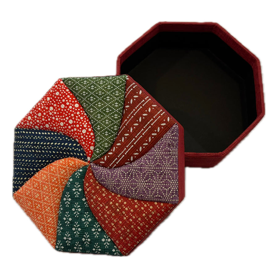 Japanese Origami Octagon Fabric Box - Pattern 4 – ALKEMI store