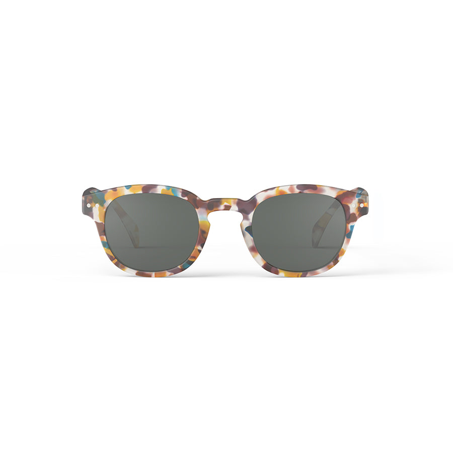 Sunglasses  - #C Shape Blue Tortoise