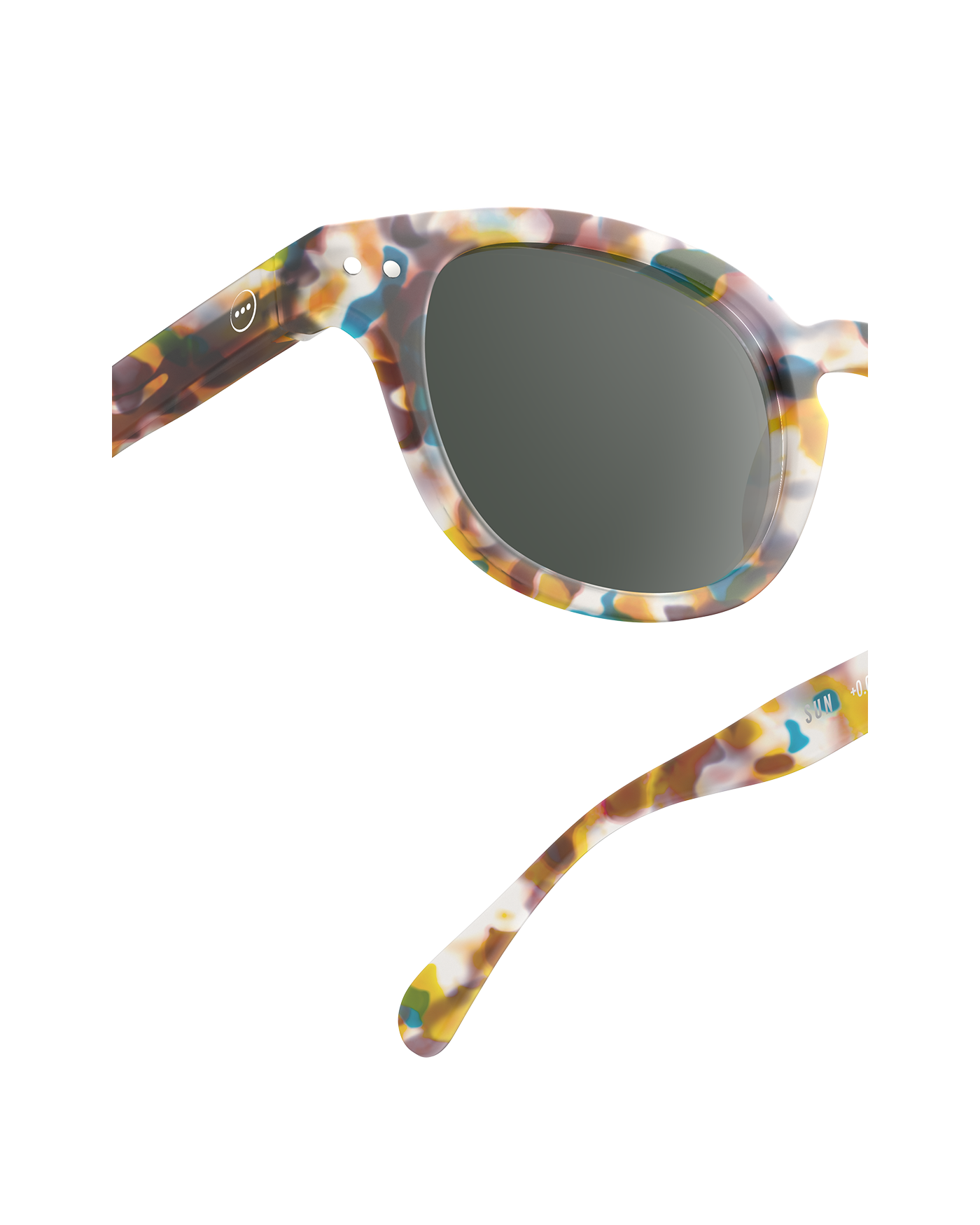 Sunglasses  - #C Shape Blue Tortoise