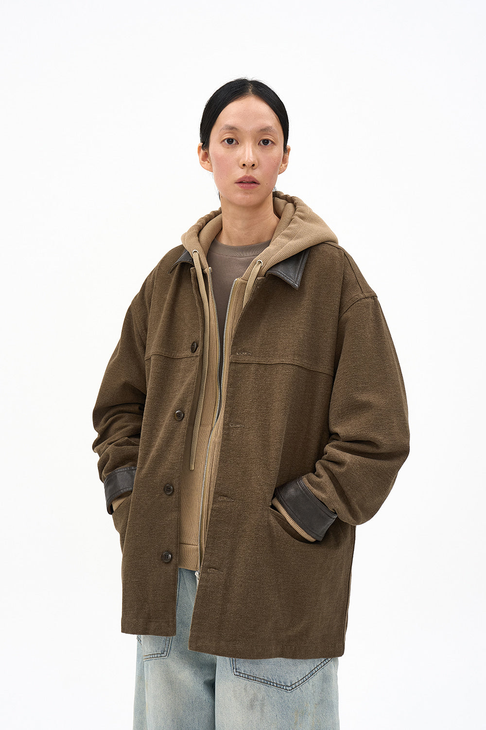 Moleskin Car Coat Brown
