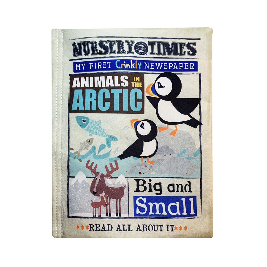 Nursery Times Crinkly Newspaper - Arctic, Big & Small