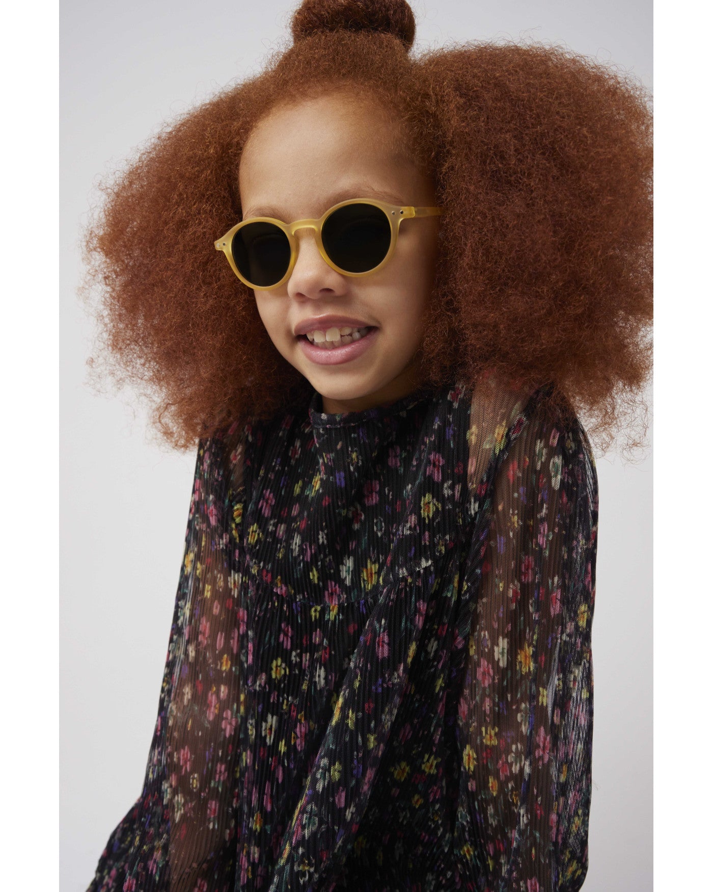 Junior Sunglasses  - #D Shape Yellow Honey