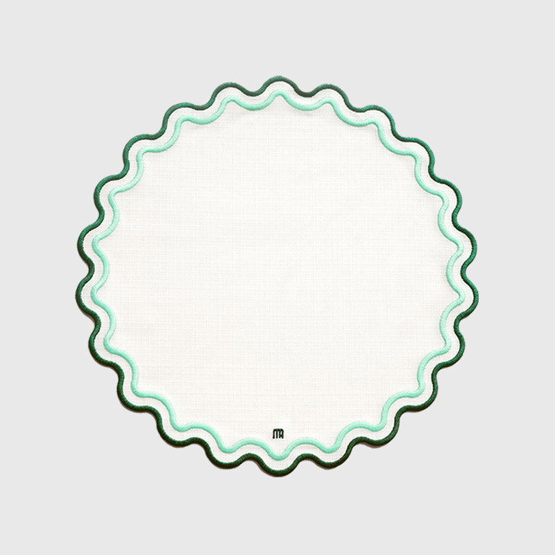Daisy Tablemat in Green