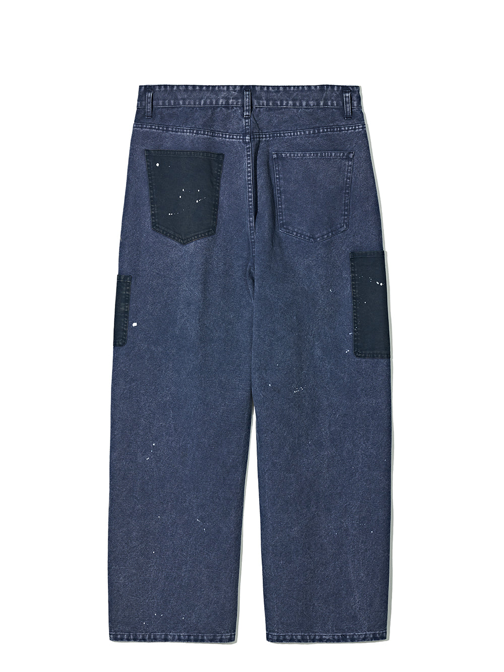 B Fella Block Chino Pants in Navy