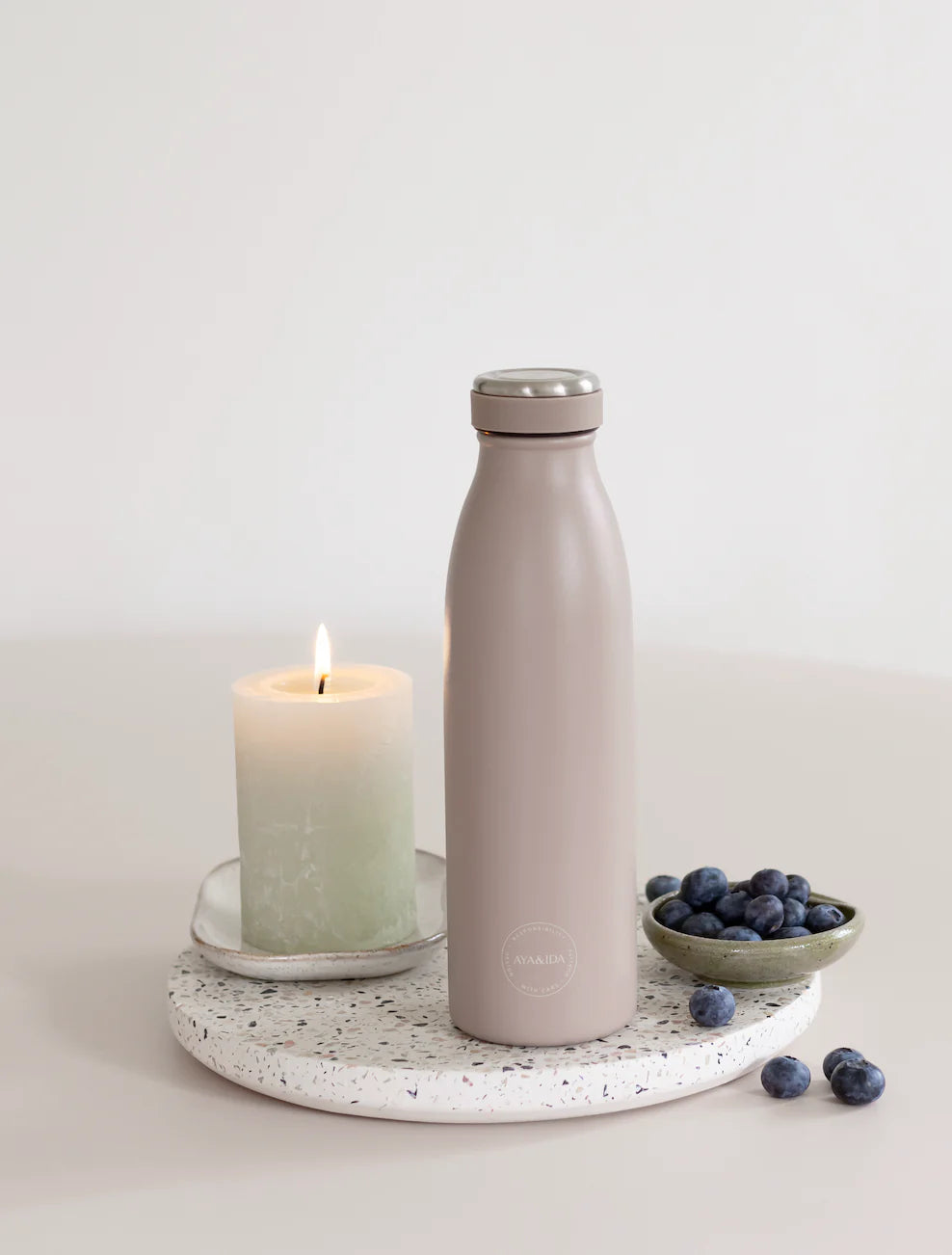 Drinking Bottle in Dusty Rose (500ml)