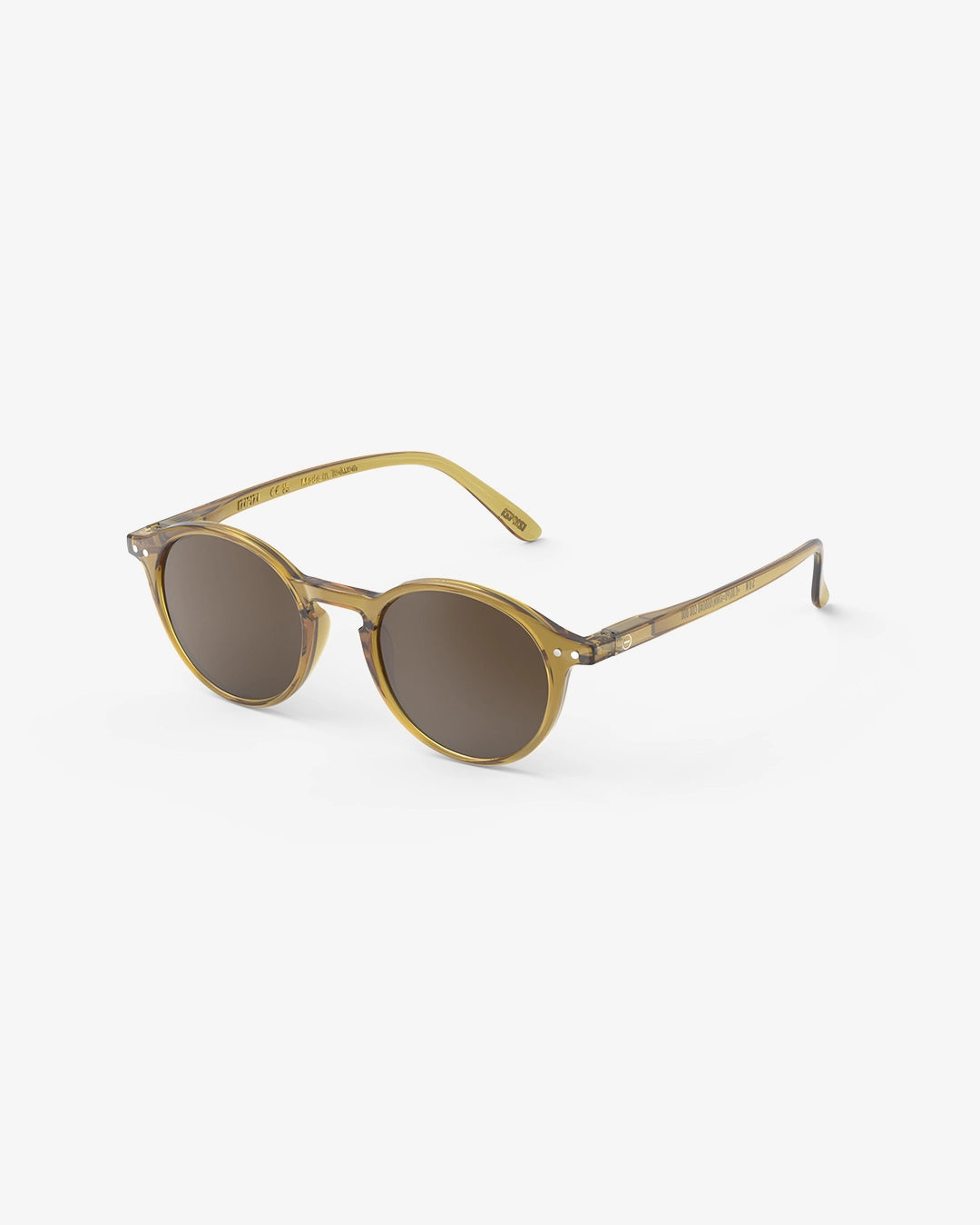 Sunglasses  - #D Shape Golden Green