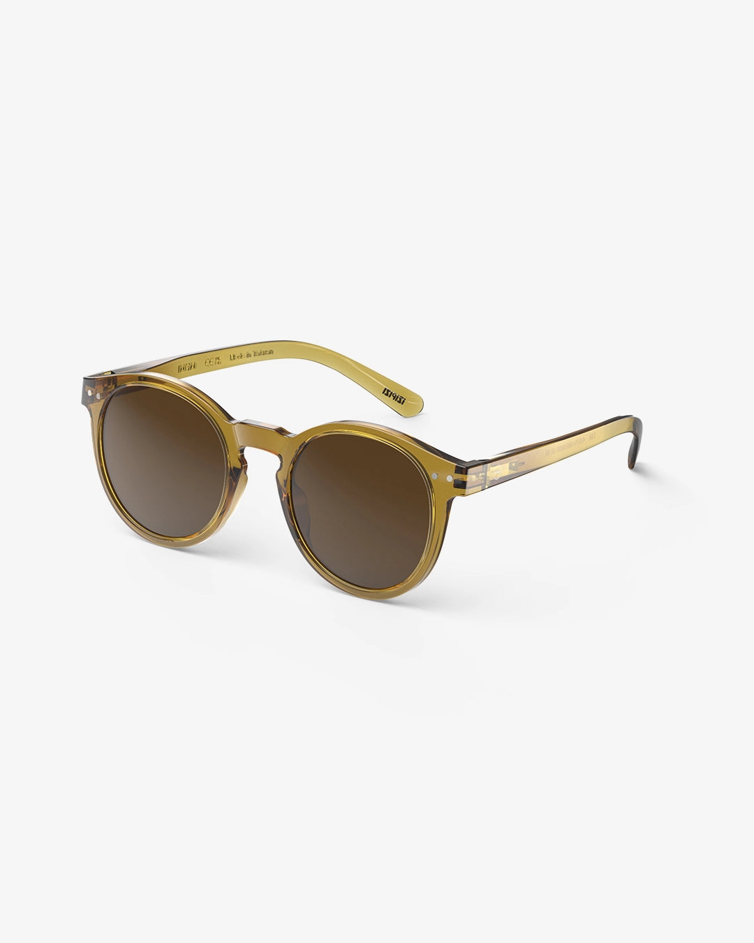 Sunglasses  - #M Shape Golden Green