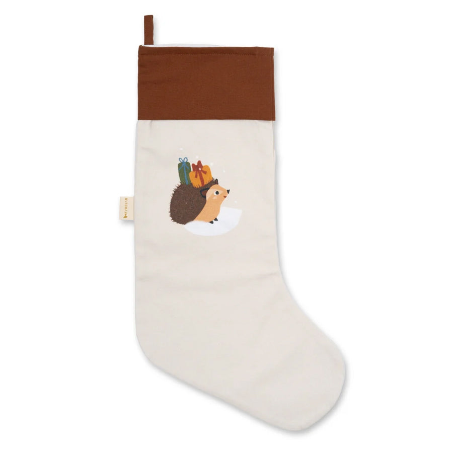 Christmas Stocking Woodland Hedgehog