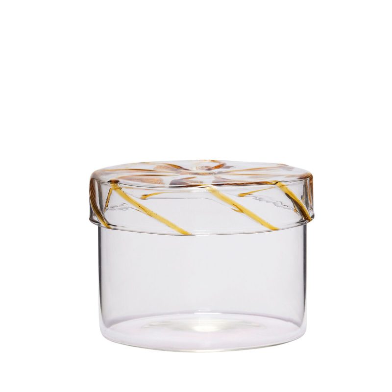 Heir Storage Jar Low in Yellow