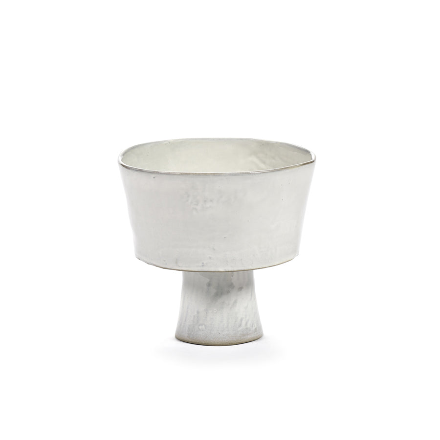 High Bowl Foot Off White La Mère in Large