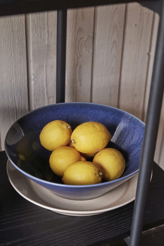 Large Shallow Handmade Glaze Bowl