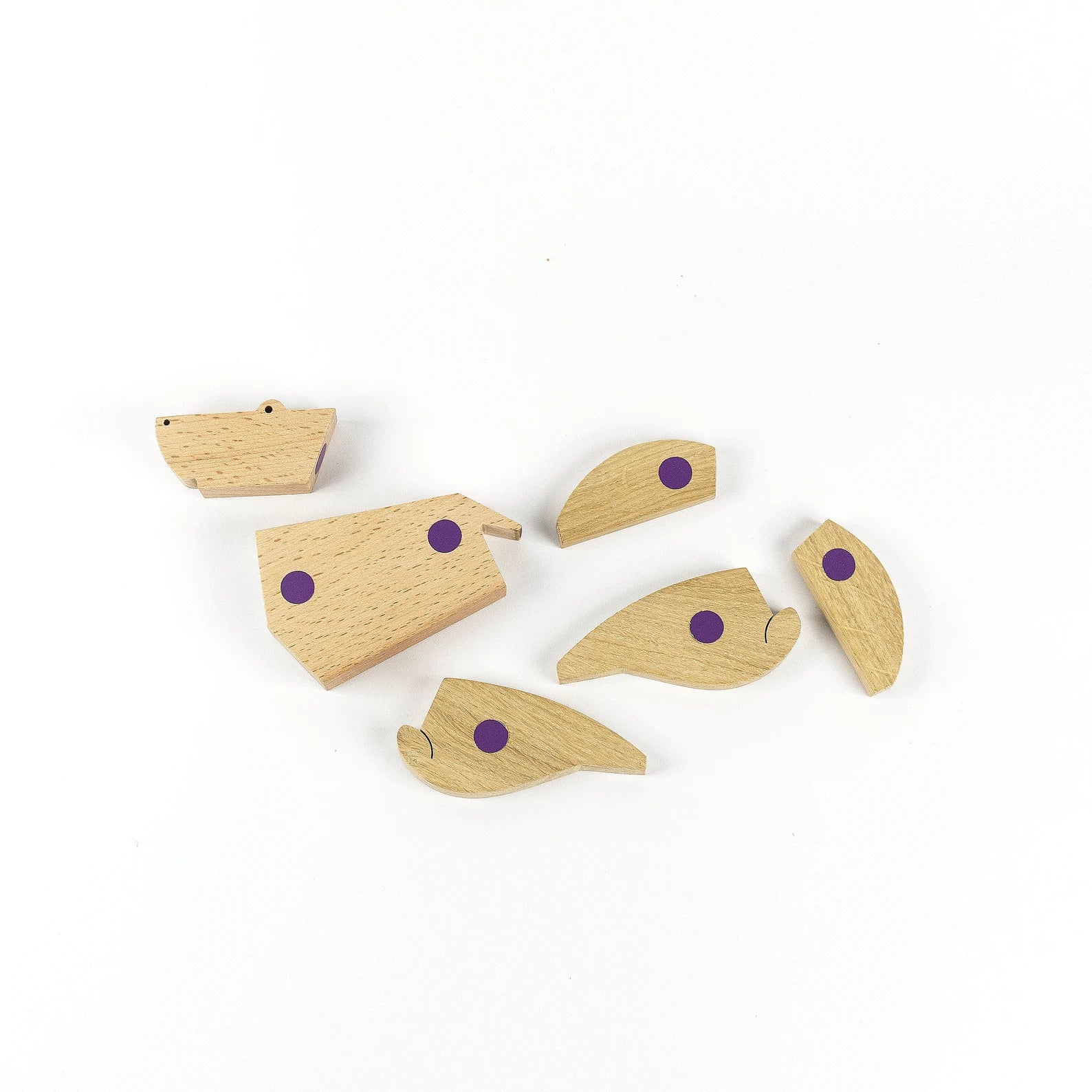 Hippo Wooden toy