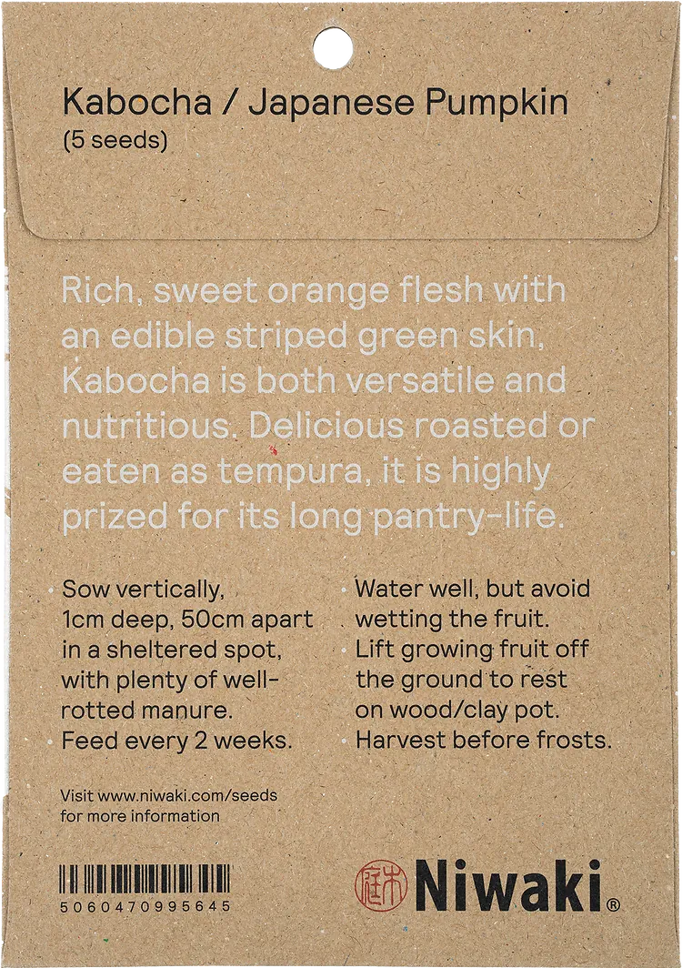 'Kabocha' (Japanese Pumpkin) Seeds