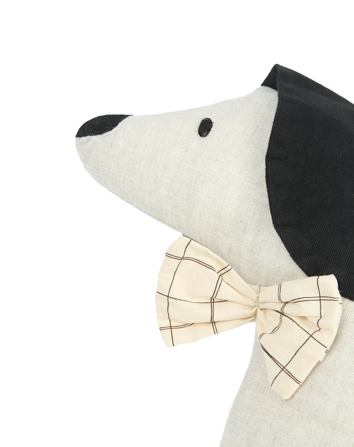 Toby the Dog Cushion French Linen