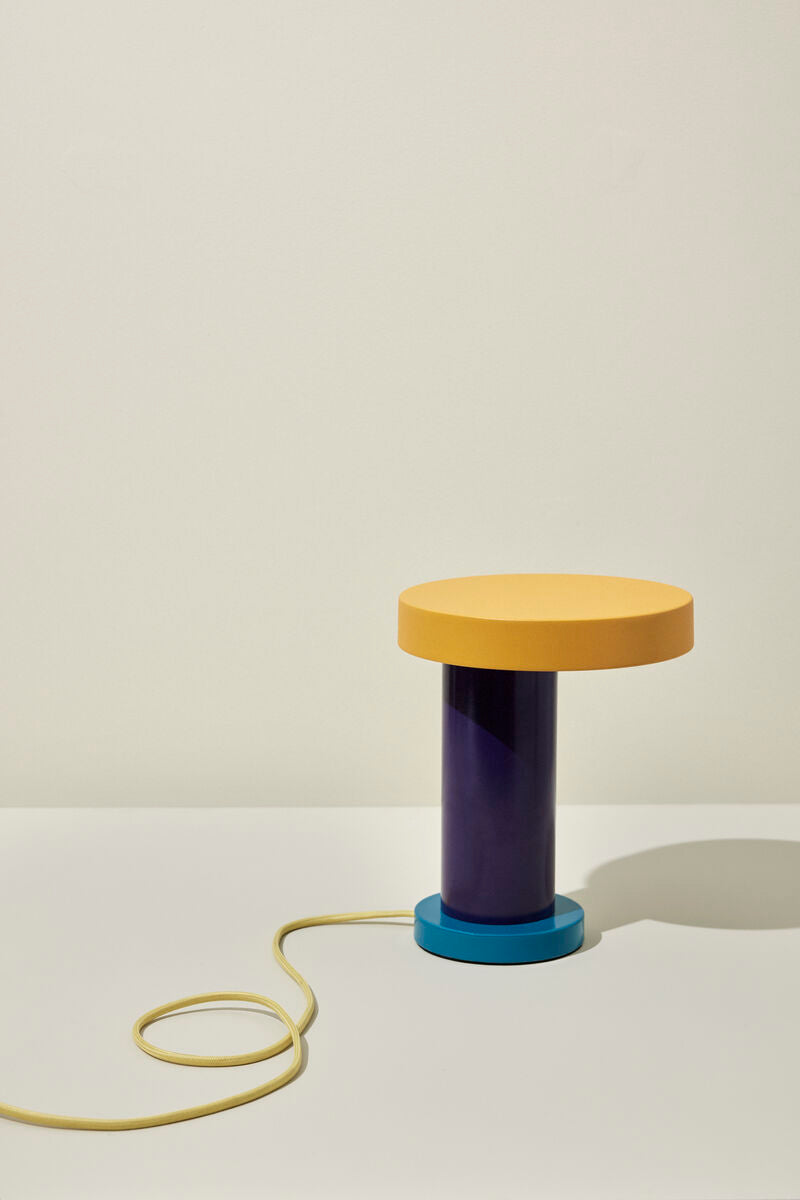 Magic Table Lamp in Purple/Yellow