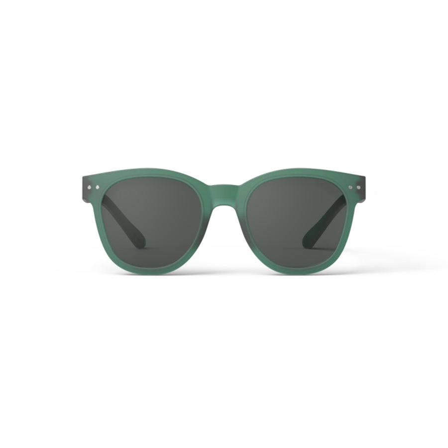 Sunglasses  - #N Shape Green Crystal