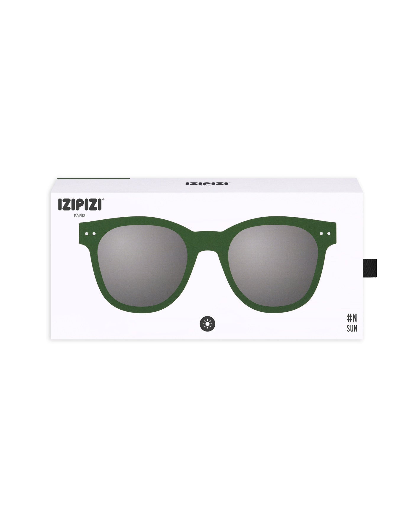 Sunglasses  - #N Shape Green Crystal