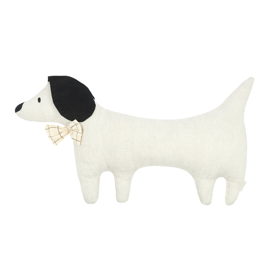 Toby the Dog Cushion French Linen