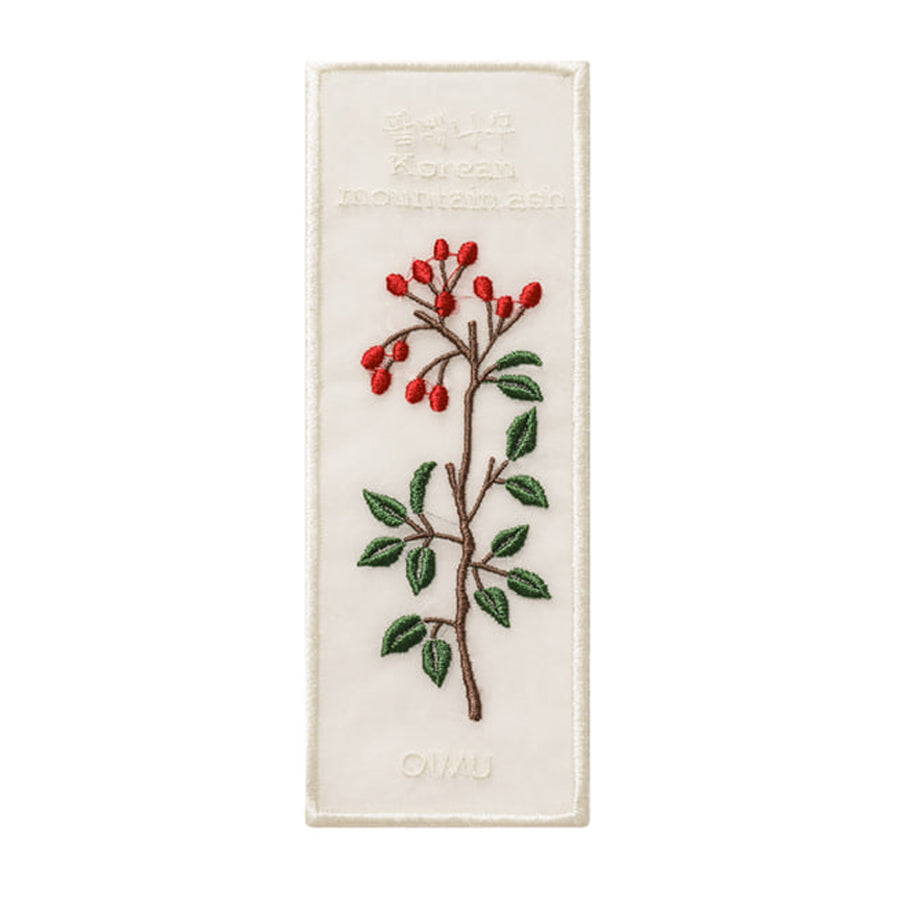 Plant Collecting Bookmark in Korean Mountain Ash