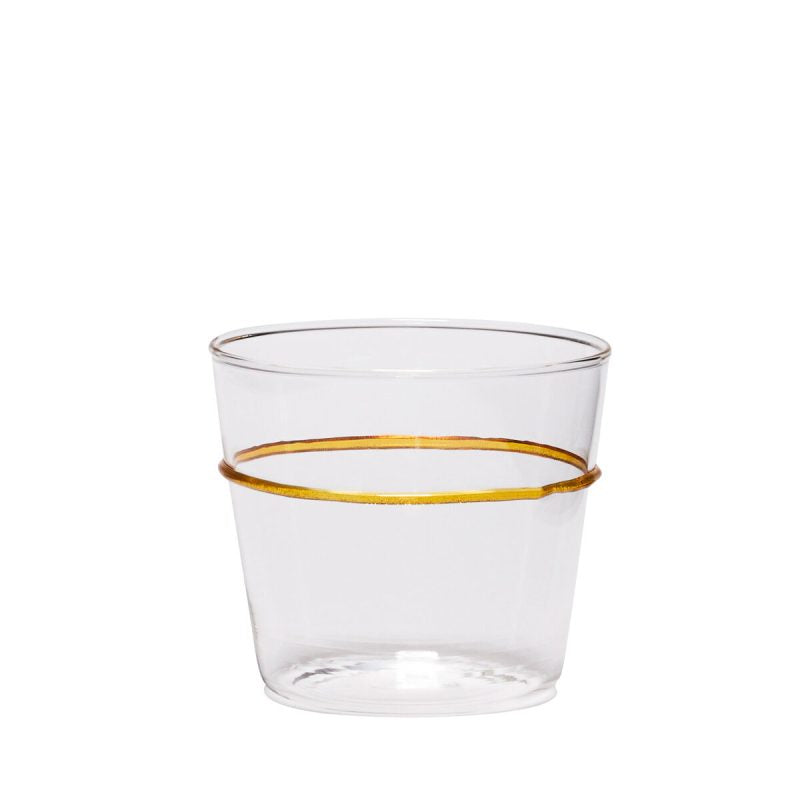 Orbit Drinking Glass in Yellow