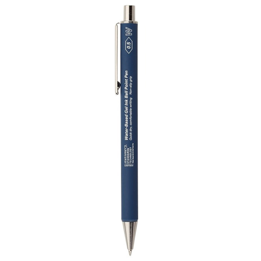 Water-Based Gel Ink Ball Point Pen 0.5mm in Blue