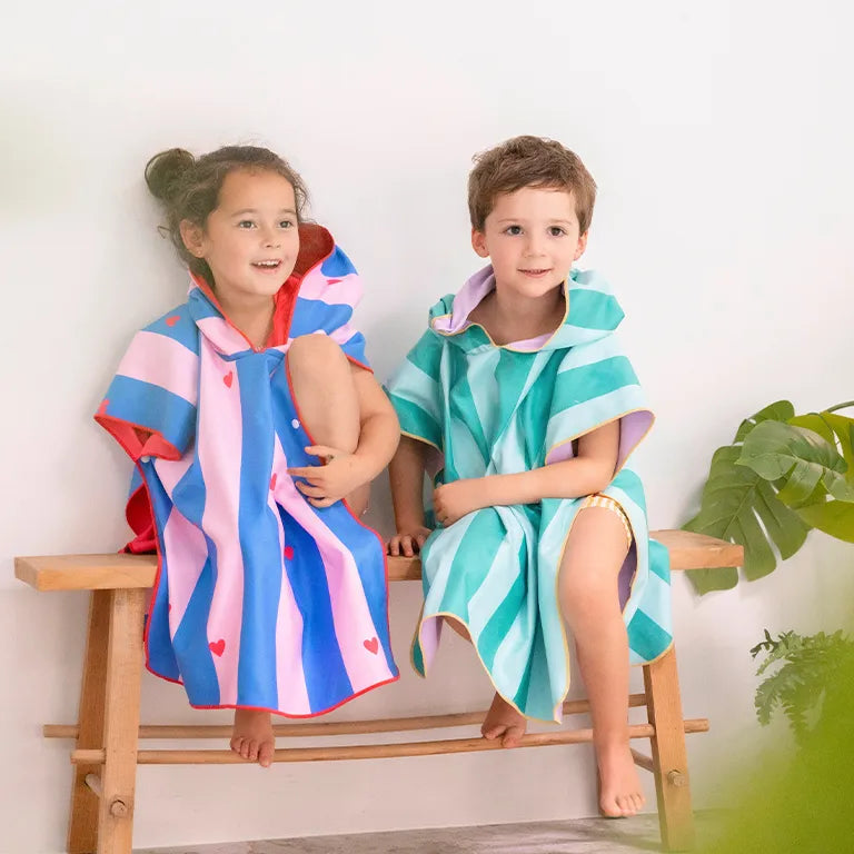 Microfibre Poncho Cherry