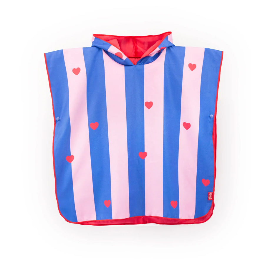 Microfibre Poncho Cherry