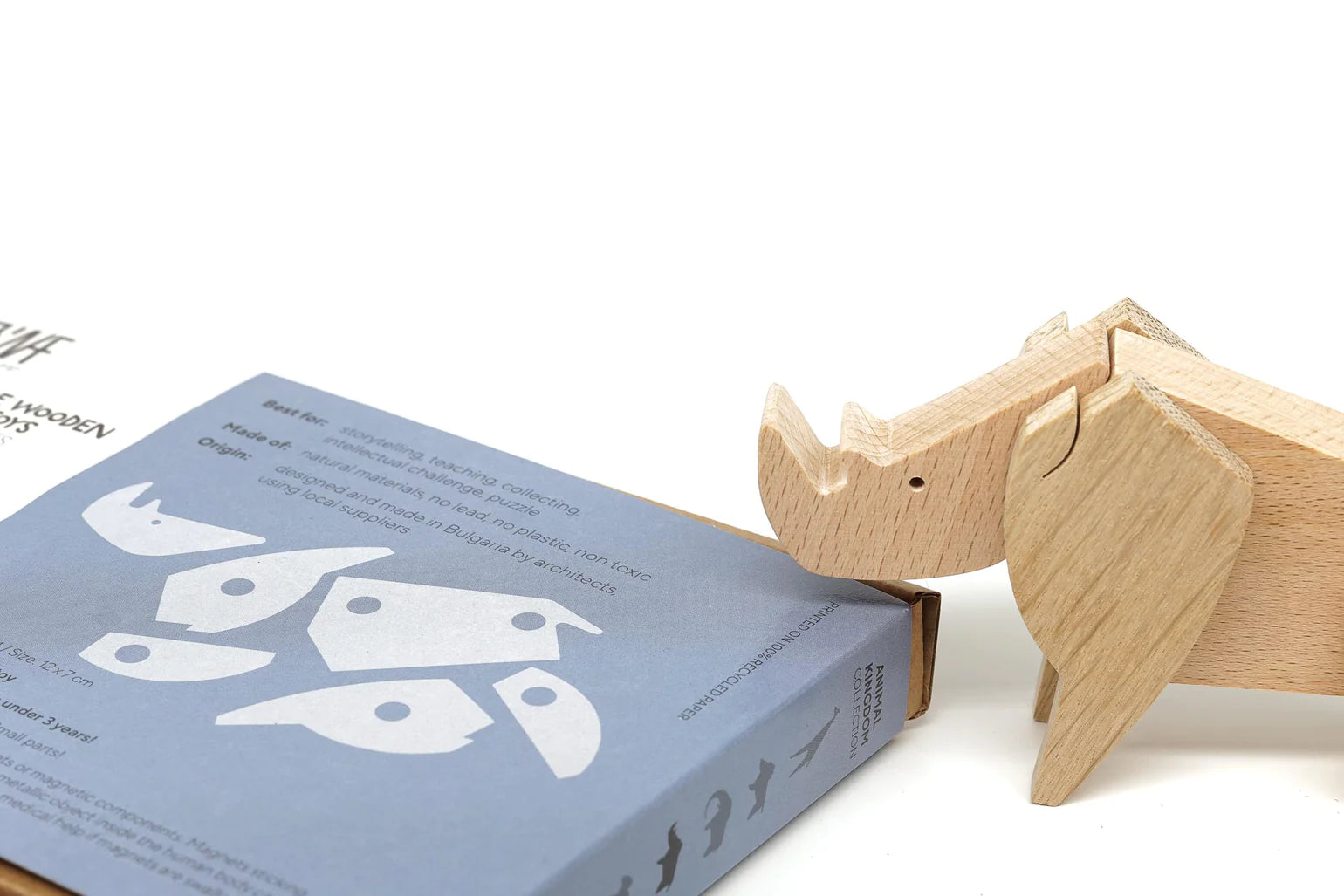 Rhino Wooden toy