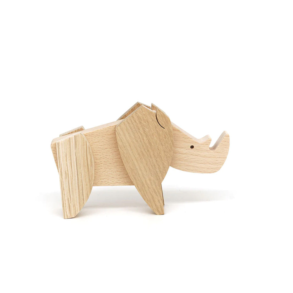 Rhino Wooden toy