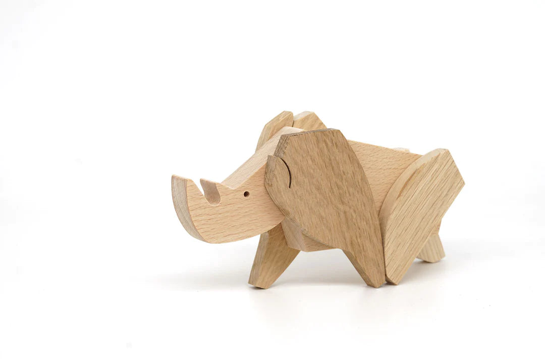 Rhino Wooden toy