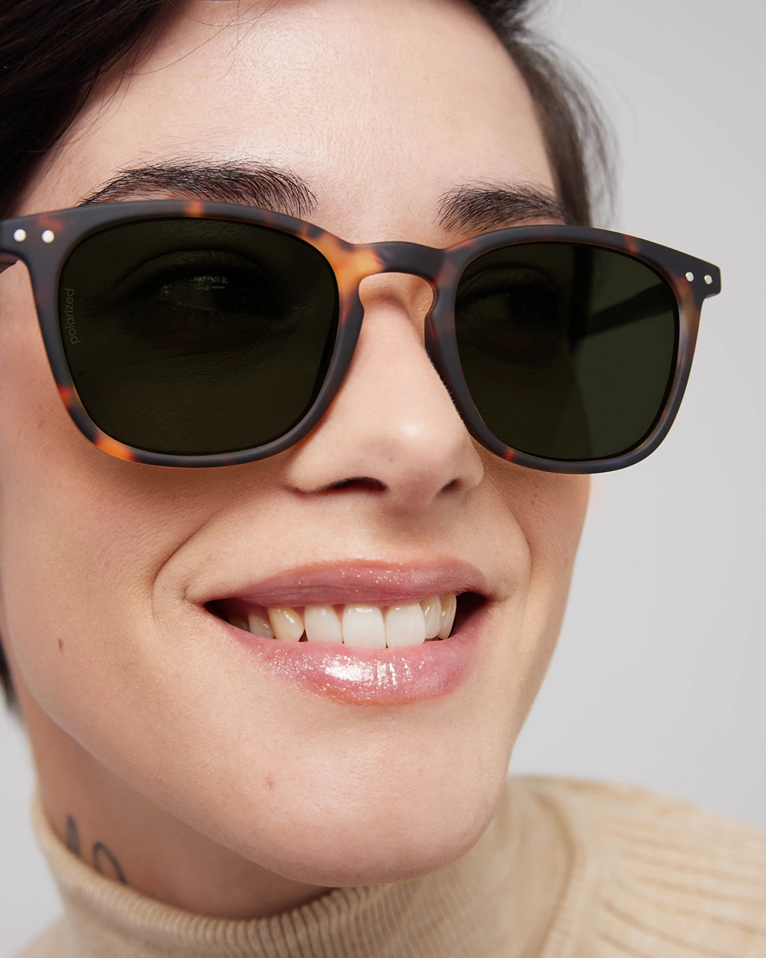 Sunglasses - #E Shape Tortoise Polarized