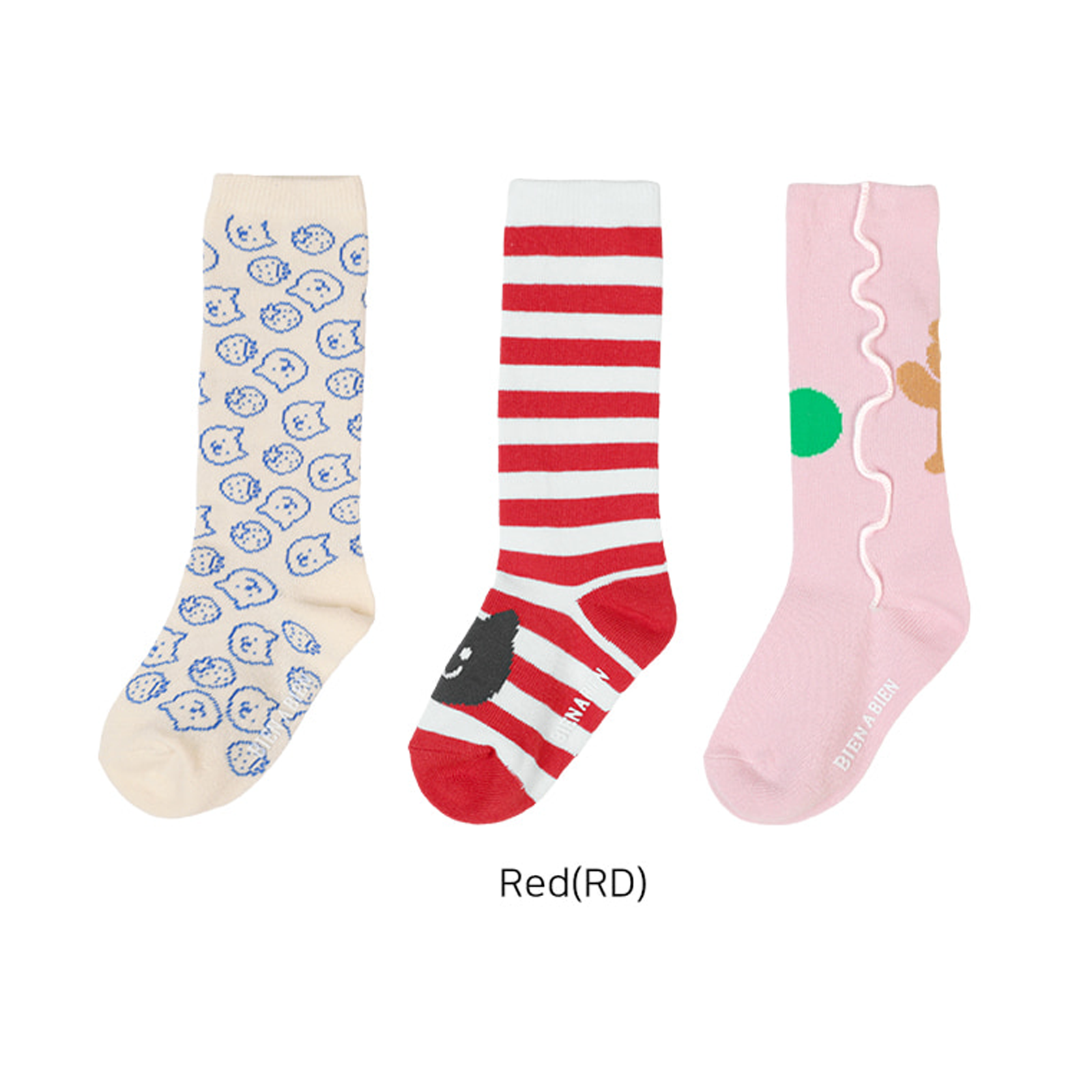 Children's Socks Set - Red