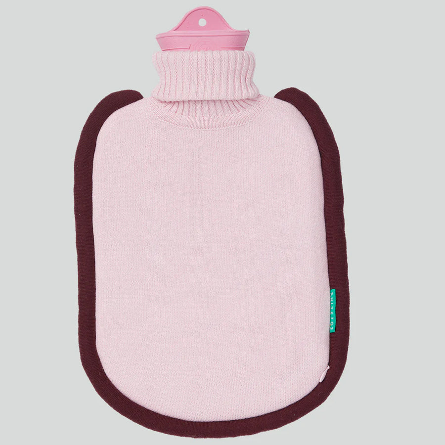 Bumper Hot Water Bottle in Pastel Pink