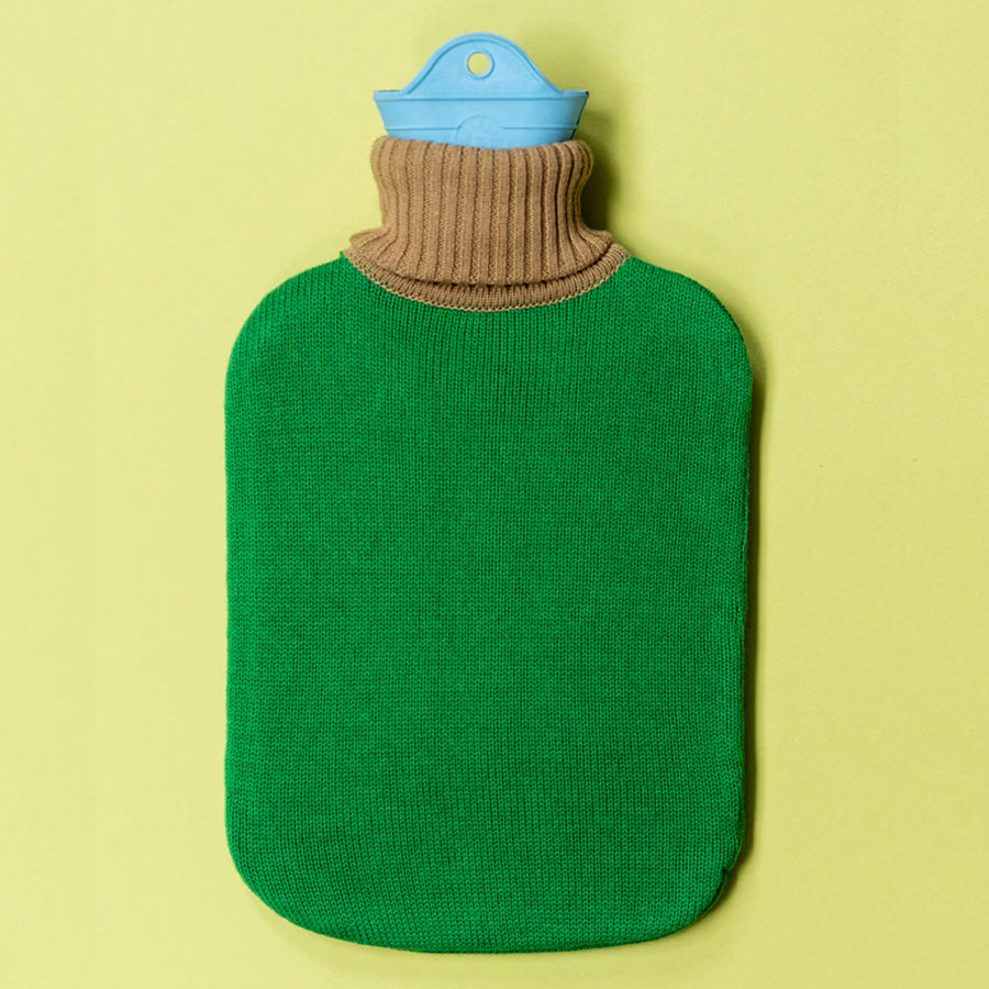 Hot Water Bottle in Green