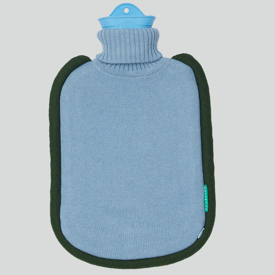 Bumper Hot Water Bottle in Light Blue