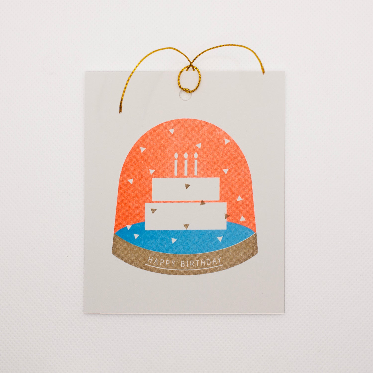 Giant Happy Birthday Gift Tags B - Set of 4