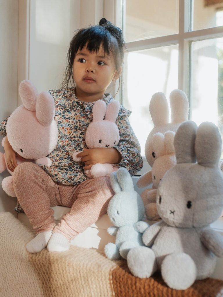 Miffy Terry Soft Toy in Light Blue