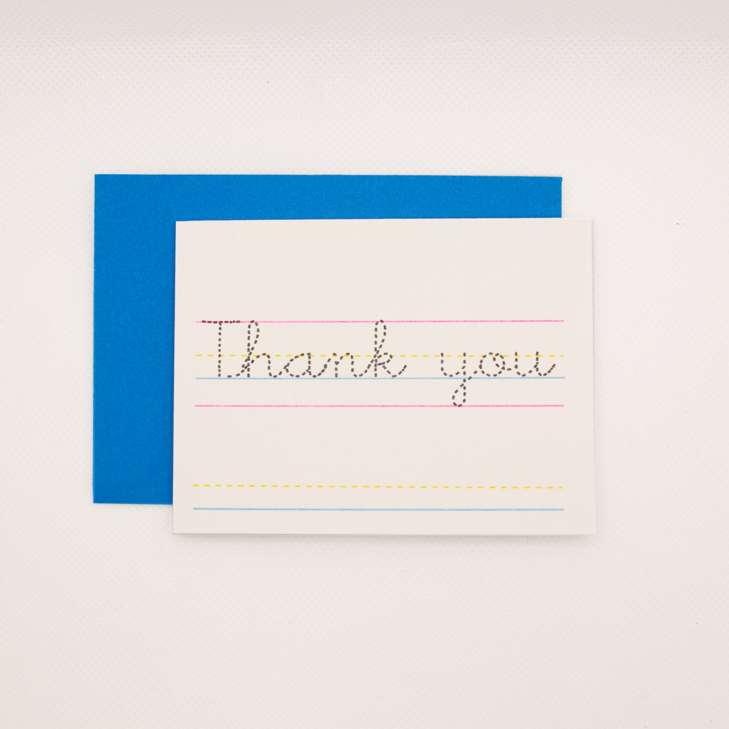 Cursive Thank You Card - Set of 4