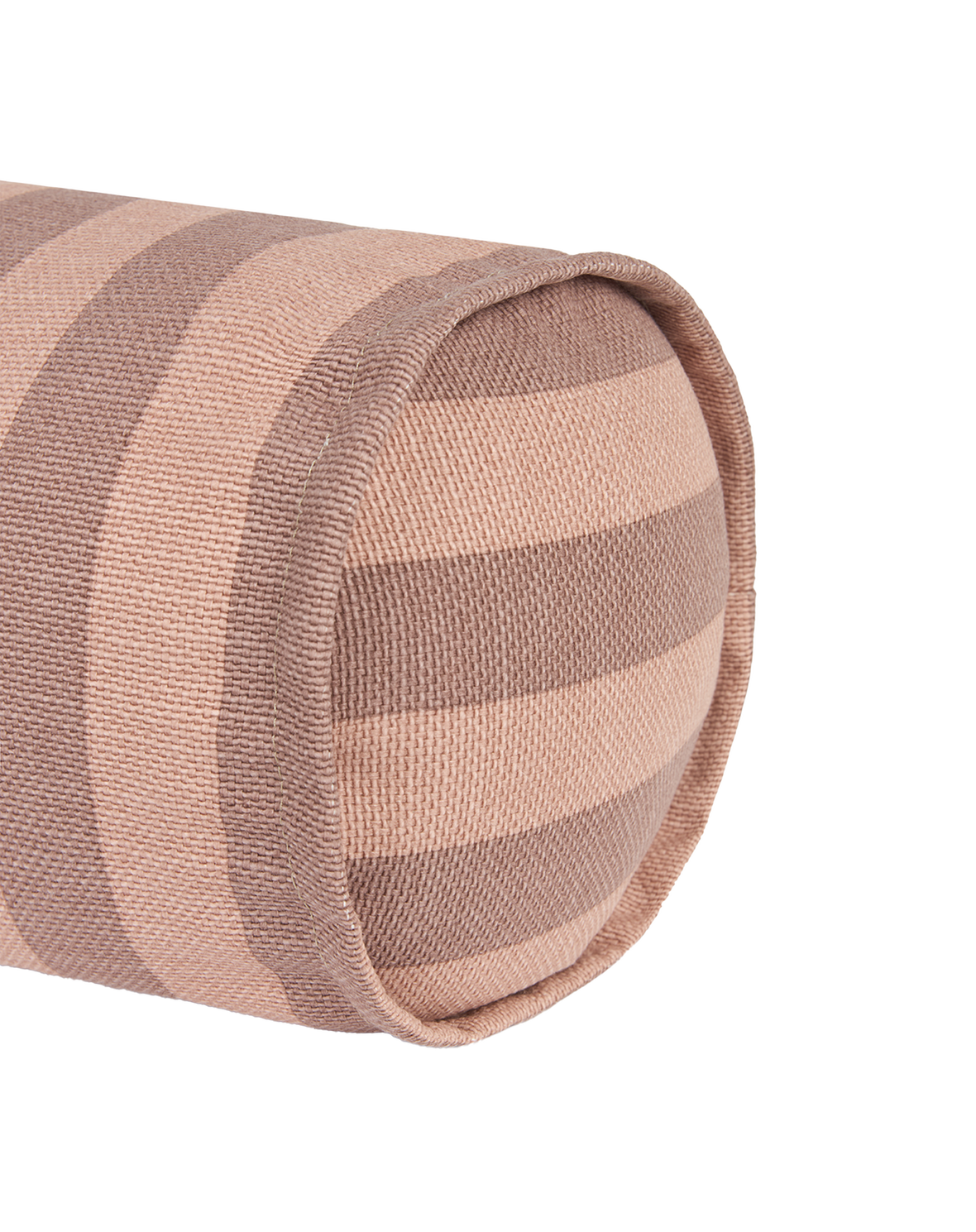 Vibes Cylinder Cushion Pink Mauve Stripes