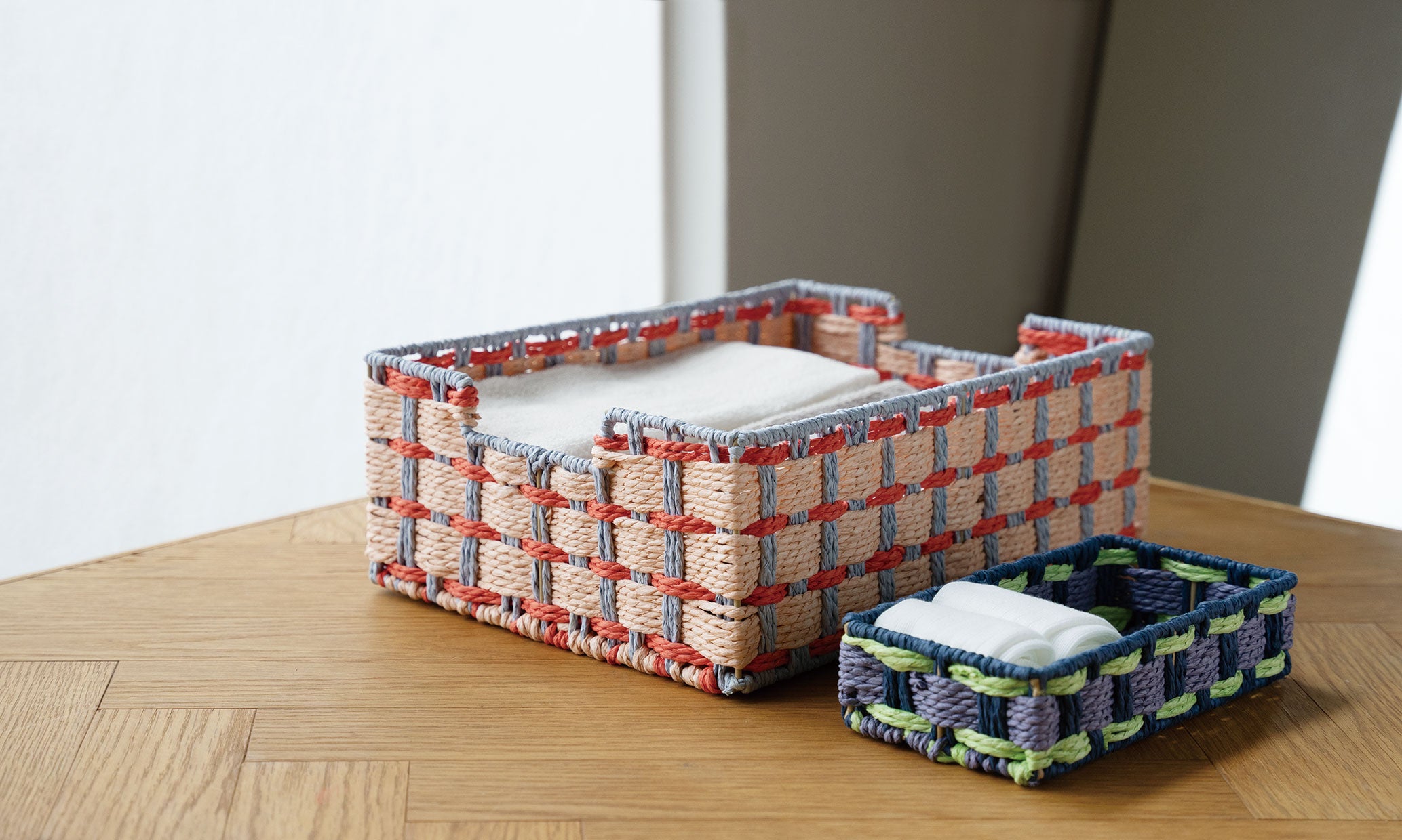 Weaving Tray Navy Large