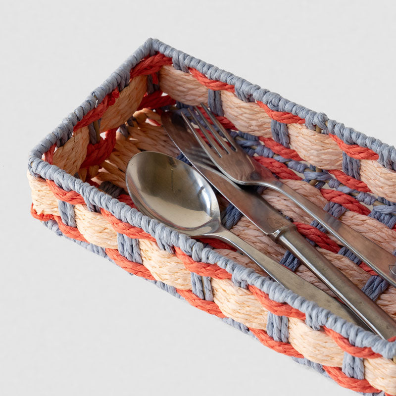 Weaving Tray Pink Small